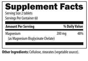 Magnesium Chelate 120 Tablets
